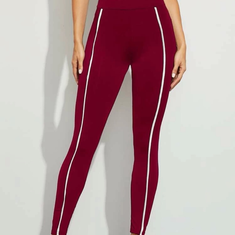Red/ white leggings